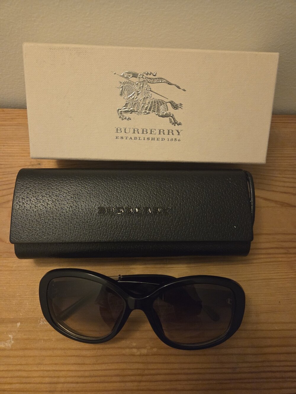 Burberry Women's Black Gradient Lens Sunglasses